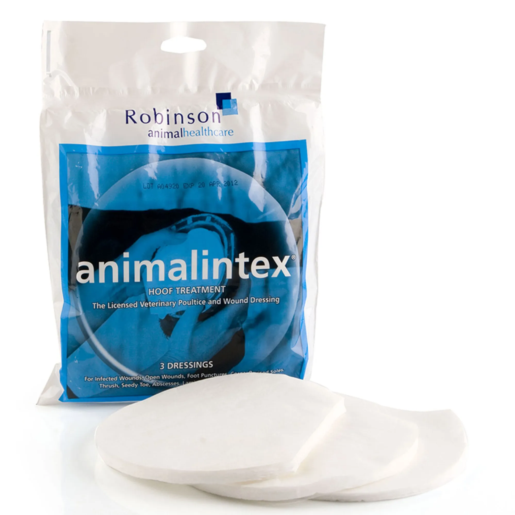 Animalintex Hoof Poultice x3