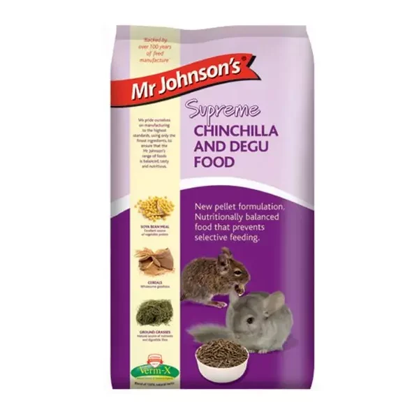 Mr Johnsons Supreme Chinchilla and Degu Pellets
