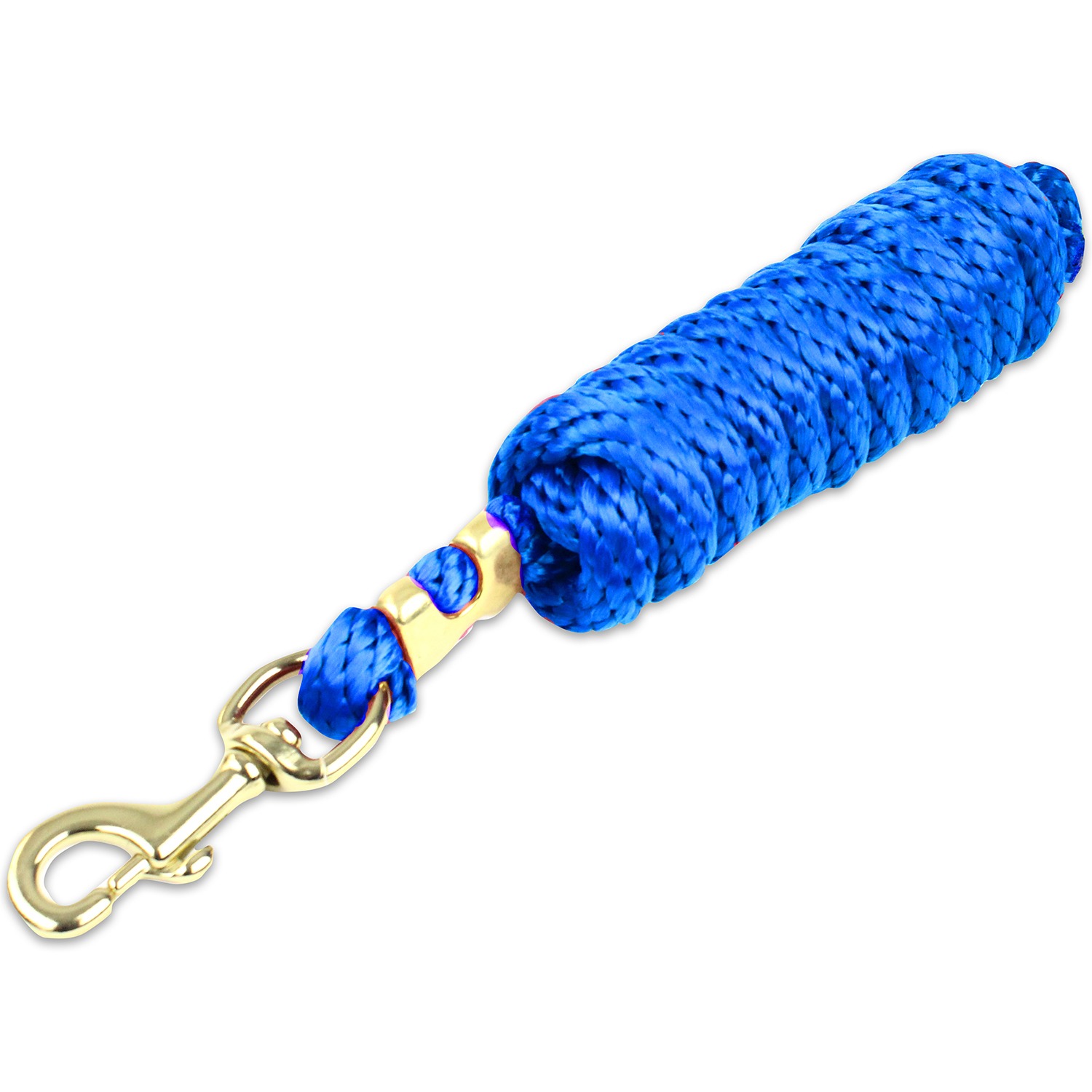 KM Elite 10ft Poly Leadrope -Blue