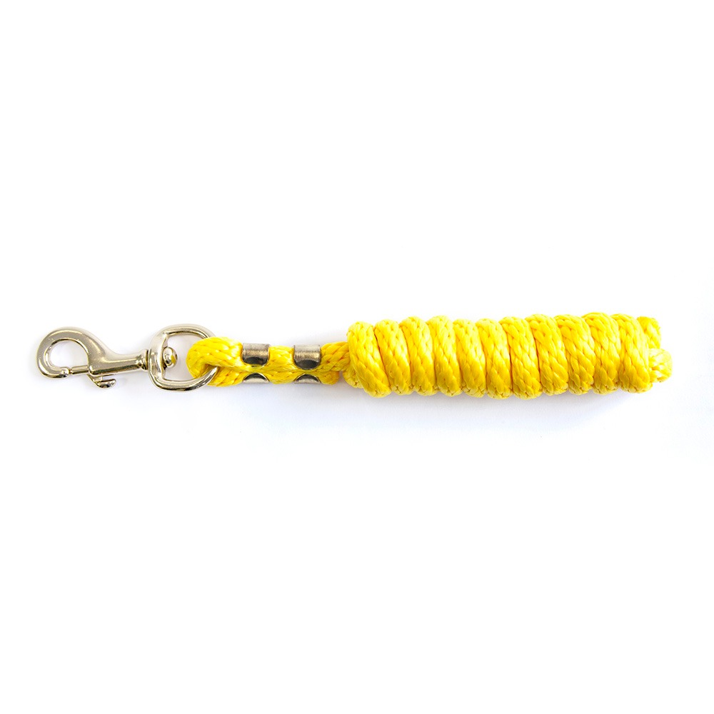 KM Elite 6ft Poly Lead Rope yellow