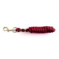 KM Elite 6ft Poly Lead Rope burgandy