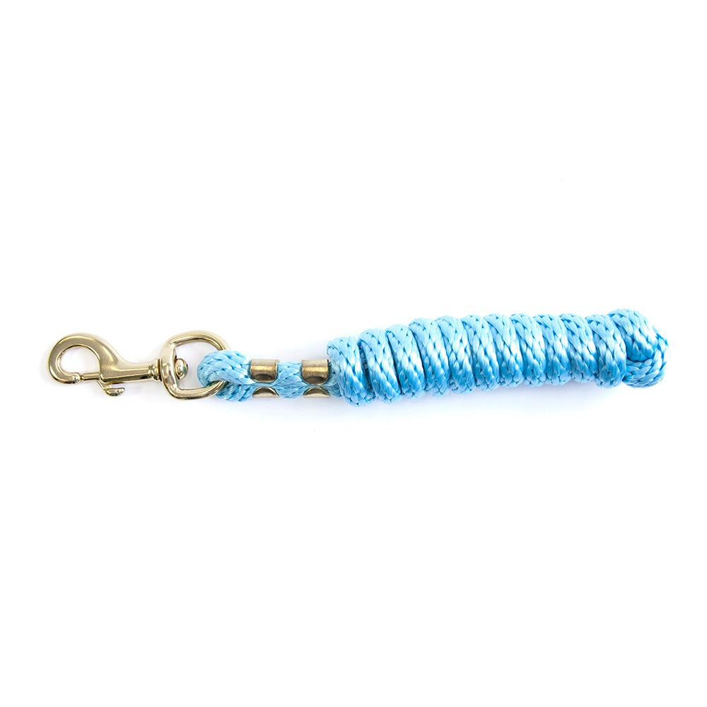 KM Elite 6ft Poly Lead Rope baby blue