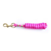 KM Elite 6ft Poly Lead Rope hot pink