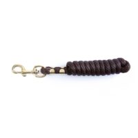 KM Elite 6ft Poly Lead Rope brown