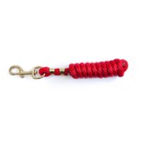 KM Elite 6ft Poly Lead Rope red
