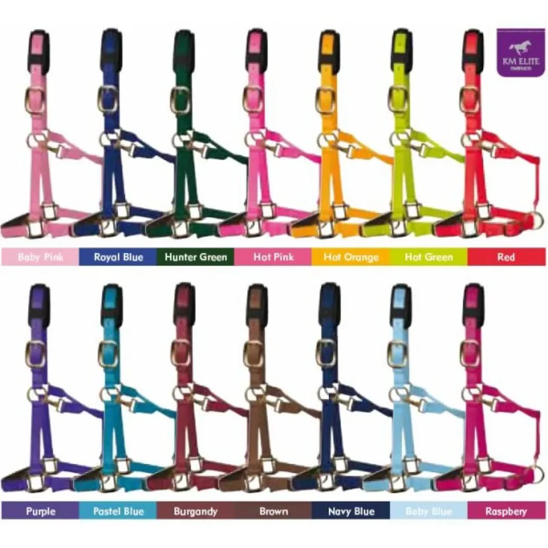 KM Elite Padded Headcollar & Leadrope