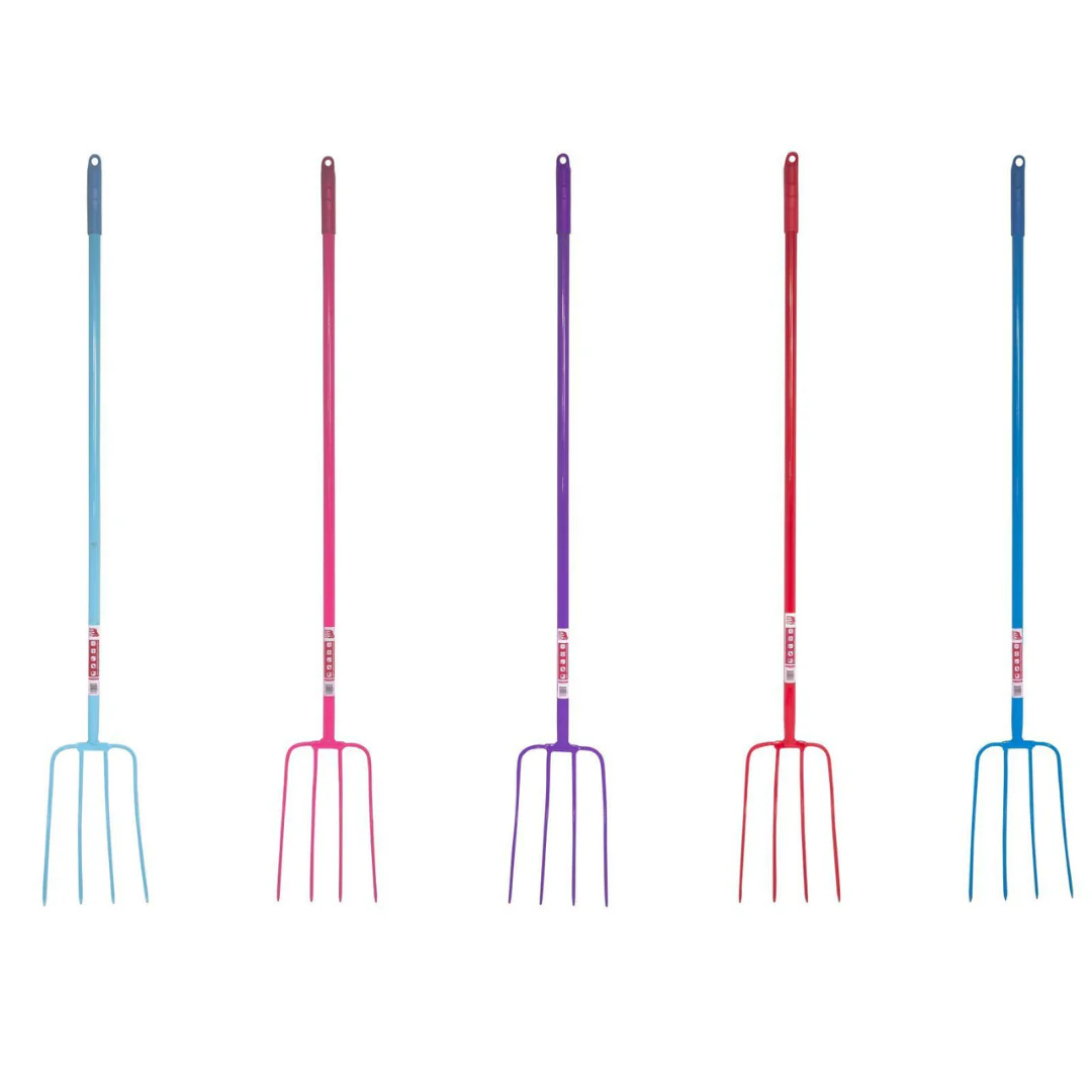 KM Elite 4 Prong Forks Straight Handle