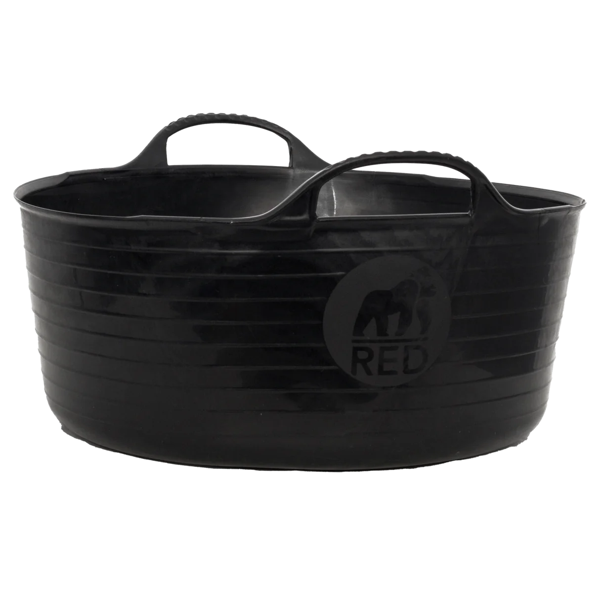 Red Gorilla Tubtrug Shallow 15 Litre Black