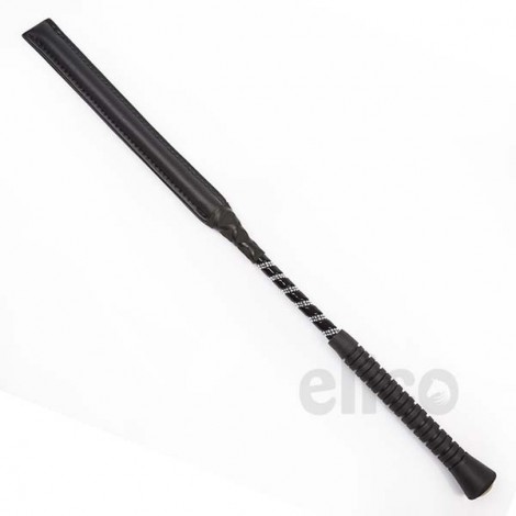 Elico Short Jumping Whip (50cm) with Crystals