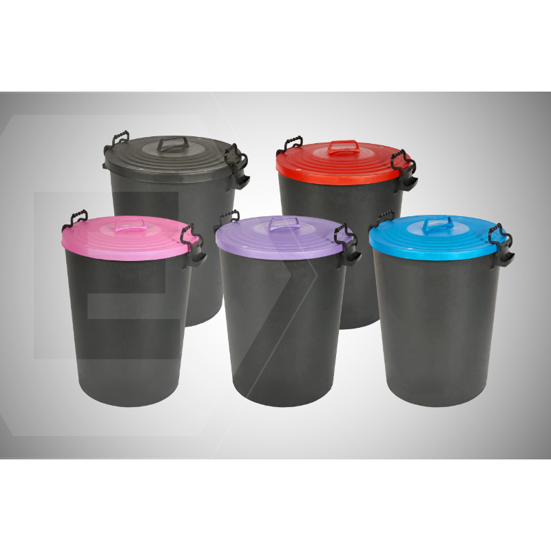 110L Heavy Duty Bin With Metal Handles