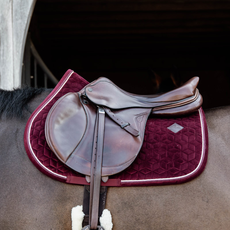 Kentucky Horsewear Velvet Saddle Pad Jumping