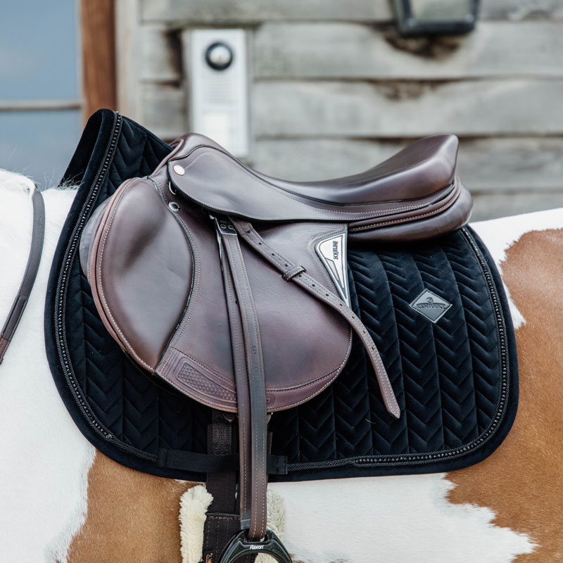 Kentucky Horsewear Velvet Saddle Pad Pearls Jumping - Image 9