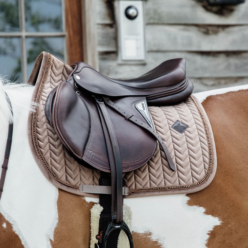 Kentucky Horsewear Velvet Saddle Pad Pearls Jumping - Image 7