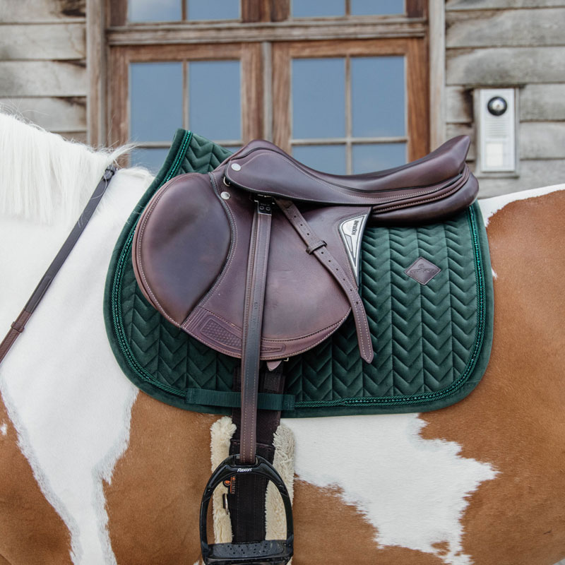 Kentucky Horsewear Velvet Saddle Pad Pearls Jumping - Image 6