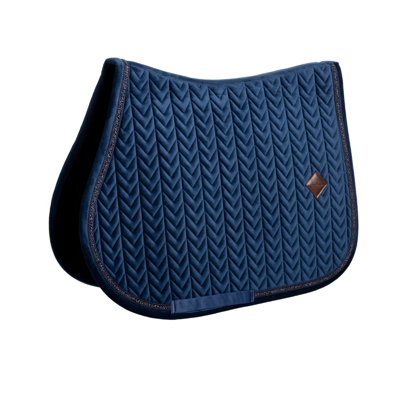Kentucky Horsewear Saddle Pad Velvet Mini Pearls