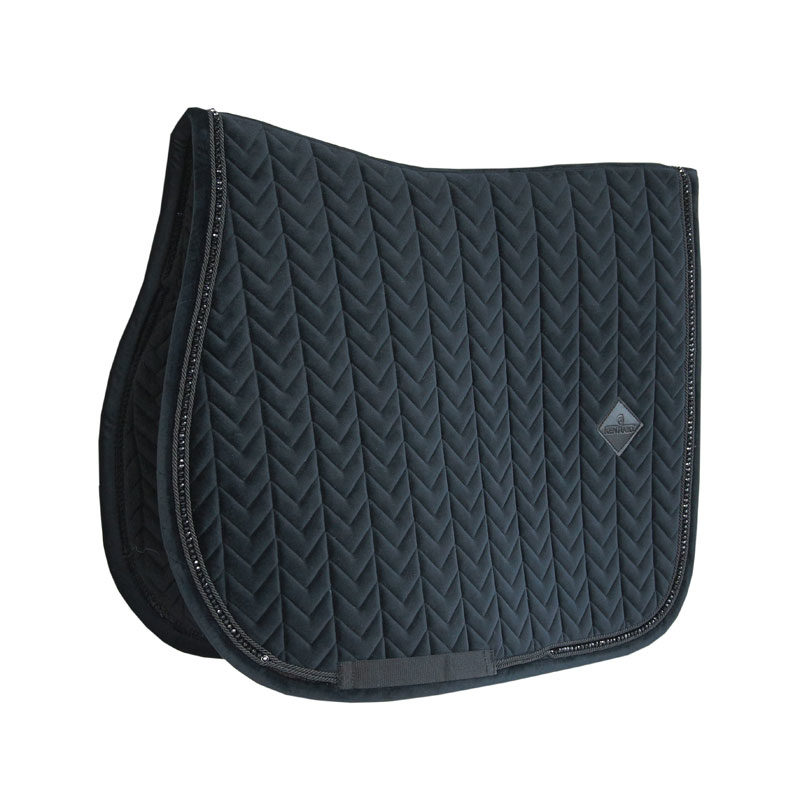 Kentucky Horsewear Velvet Saddle Pad Pearls Jumping - Image 4