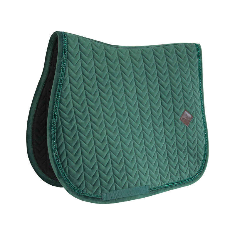Kentucky Horsewear Velvet Saddle Pad Pearls Jumping